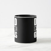 Mug Papa De 3 Filles Trois Filles Fête des pères  (Centre)