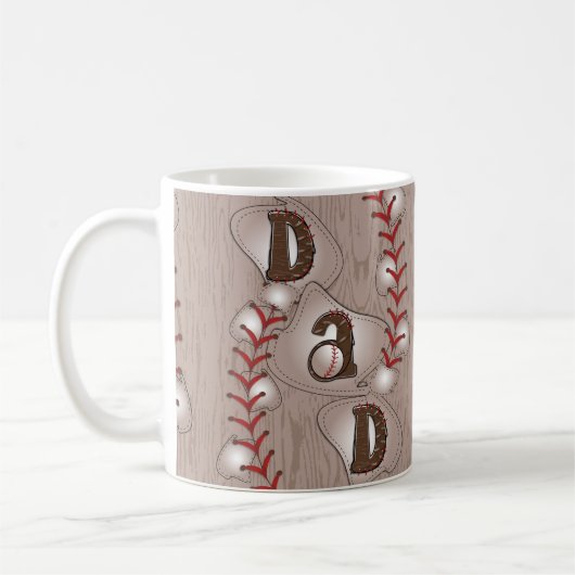 Mug Papa de baseball (Gauche)