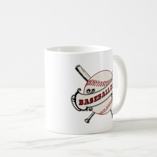 Mug Papa de baseball (Devant droit)