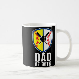 Mug Papa de baseball et de softball fier parent de spo