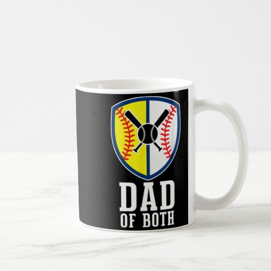 Mug Papa de baseball et de softball fier parent de spo (Droite)