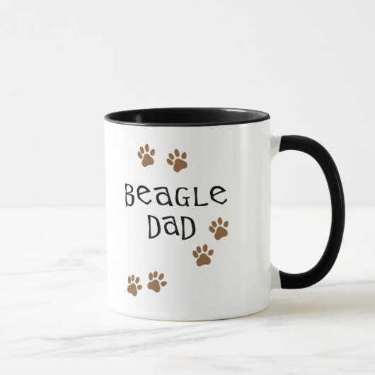 Mug Papa de beagle (Droite)