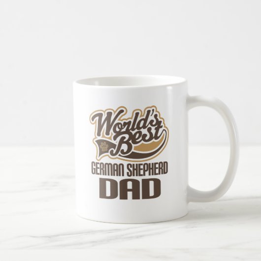 Mug Papa de berger allemand (mondes meilleurs) (Droite)