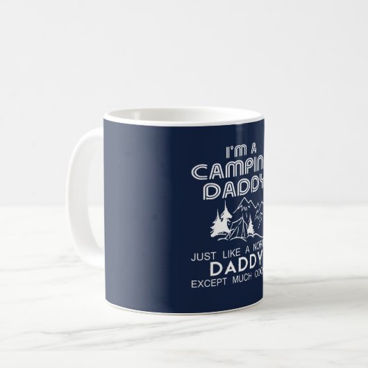 Mug Papa de camping (Devant gauche)