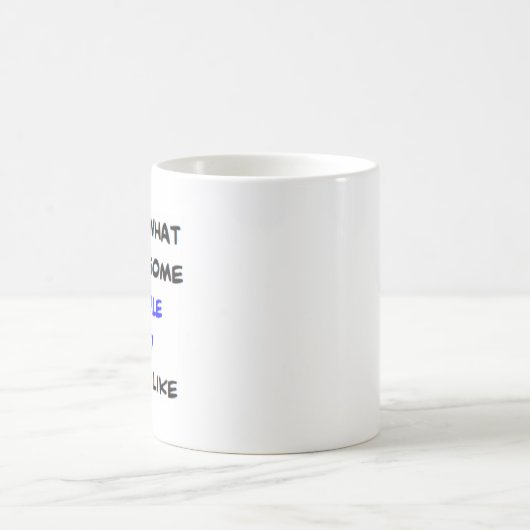 Mug papa de caniche, génial (Centre)
