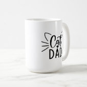 Mug Papa de chat (Devant droit)