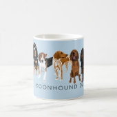 Mug Papa de Coonhound bleu clair (Centre)