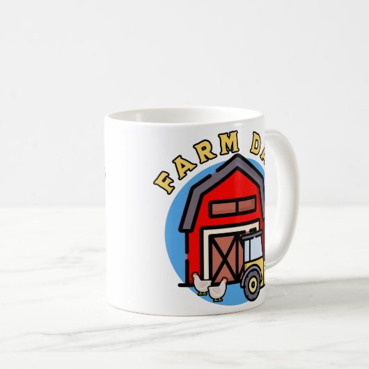 Mug Papa de ferme (Devant droit)
