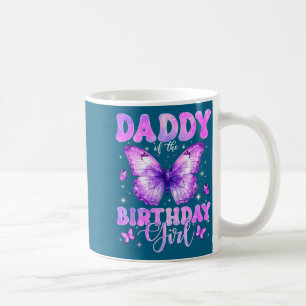 Mug Papa de fille Anniversaire Papillon Famille
