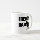 Mug Papa de Frenchie (Devant droit)