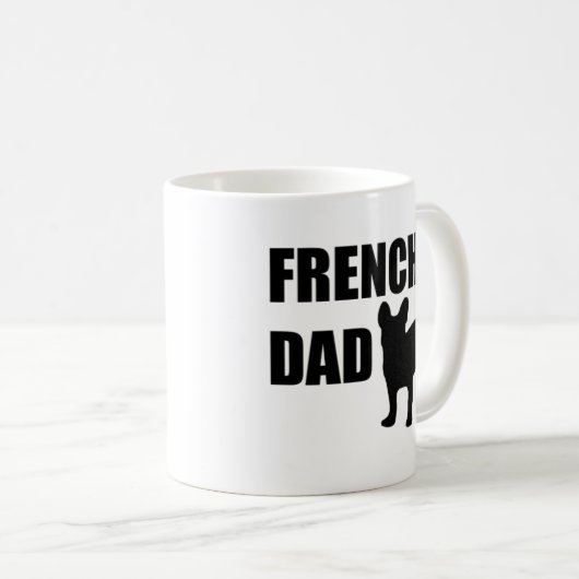Mug Papa de Frenchie (Devant droit)