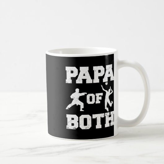 Mug Papa De Funny Volleyll Et Karate Papa (Droite)