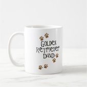 Mug Papa de golden retriever (Gauche)