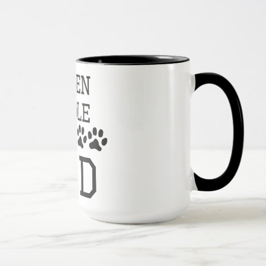 Mug Papa de Goldendoodle (Droite)
