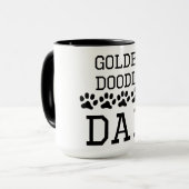 Mug Papa de Goldendoodle (Devant gauche)
