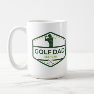 Mug Papa de golf personnalisé Cadeau d'année personnal