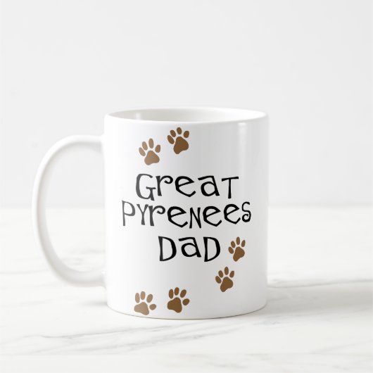 Mug Papa de Grands Pyrénées (Gauche)