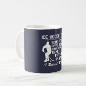 MUG PAPA DE HOCKEY SUR GLACE (Devant gauche)