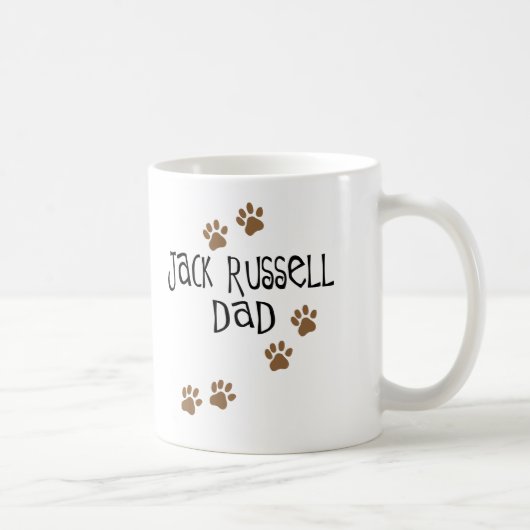 Mug Papa de Jack Russell (Droite)