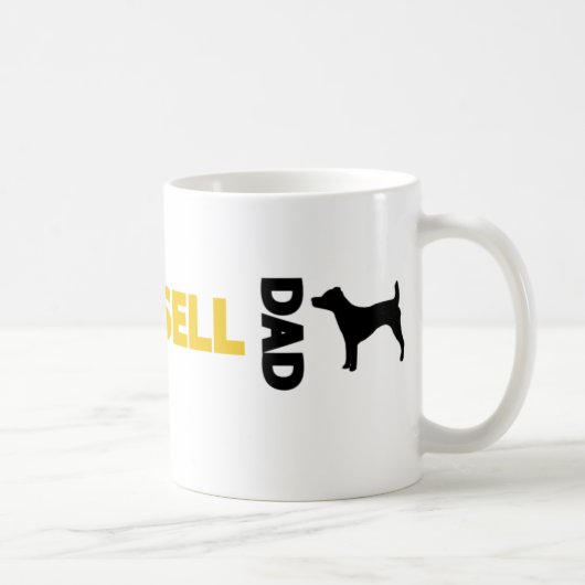 Mug Papa de Jack Russell (Droite)
