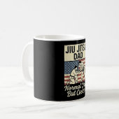 Mug Papa de jiu jitsu comme un papa normal mais plus c (Devant gauche)