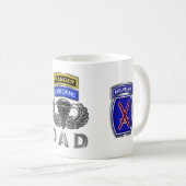 Mug Papa de la 10e division de montagne Ranger Airborn (Devant droit)