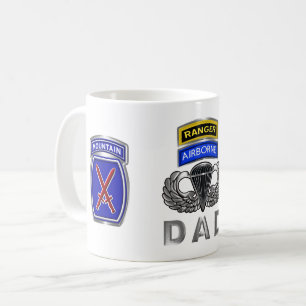 Mug Papa de la 10e division de montagne Ranger Airborn