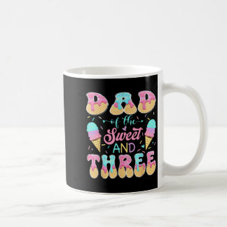 Mug Papa de la Fille du Sweet Three pour son 3ème Anni