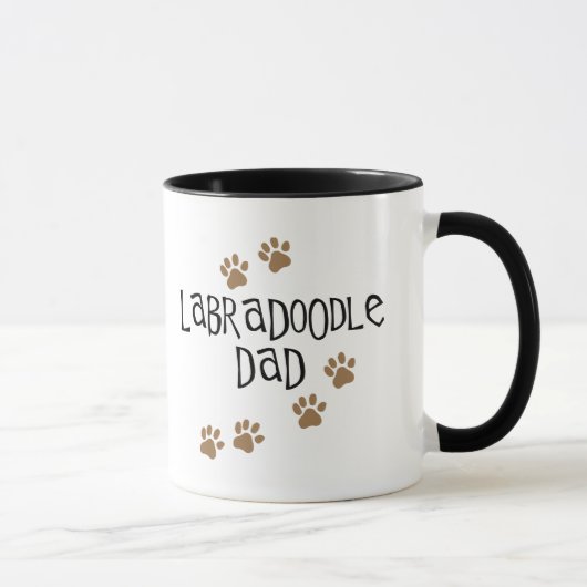 Mug Papa de Labradoodle (Droite)