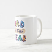 Mug Papa de l'année (Devant droit)