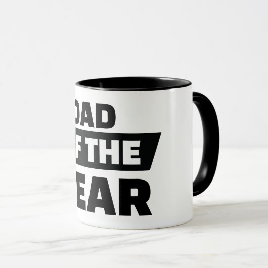 Mug Papa De L'Année (Devant droit)