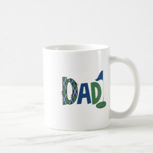 Mug Papa De L'Anniversaire Garçon Trou Dans Un Golf Sp