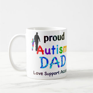 Mug Papa de l'autisme fier