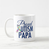 Mug Papa de l'autisme fier (Gauche)