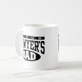 Mug Papa de l'avocat fier (Devant gauche)