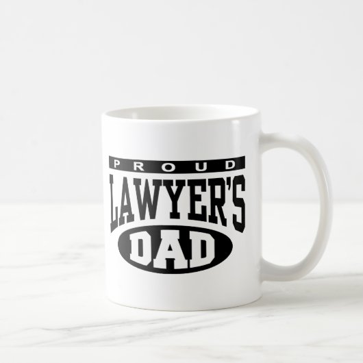 Mug Papa de l'avocat fier (Droite)