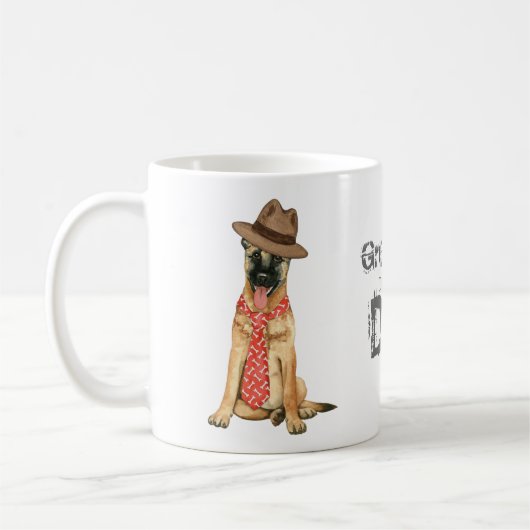 Mug Papa de Malinois de Belge (Gauche)