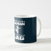 Mug Papa de monteur de lignes (Devant droit)