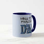 Mug PAPA de Pinscher miniature (Devant droit)