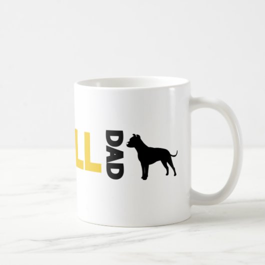 Mug Papa de Pitbull (Droite)