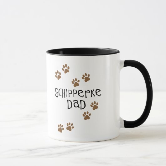 Mug Papa de Schipperke (Droite)