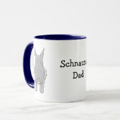 Mug Papa de Schnauzer (Devant gauche)