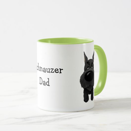 Mug Papa de Schnauzer (Devant droit)