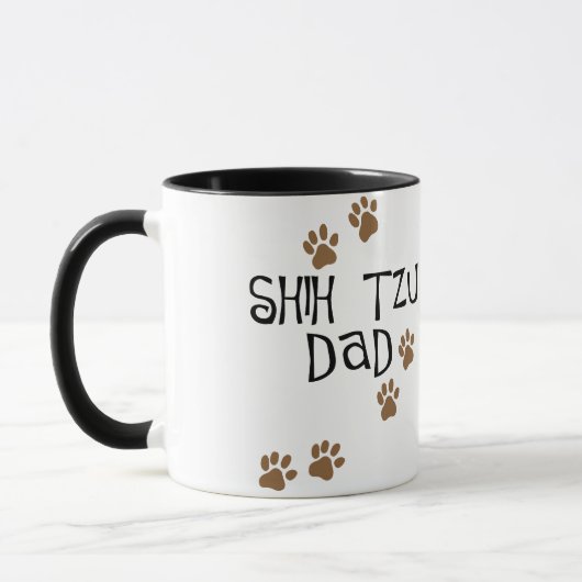 Mug Papa de Shih Tzu (Gauche)