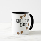 Mug Papa de Shih Tzu (Devant droit)