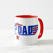 Mug Papa d'enfer (Devant droit)