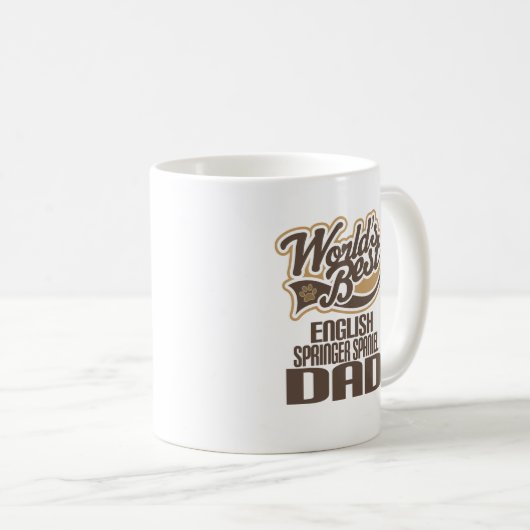 Mug Papa d'épagneul de springer anglais (mondes (Devant droit)