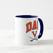 Mug Papa des Cavaliers de Virginie (Devant droit)