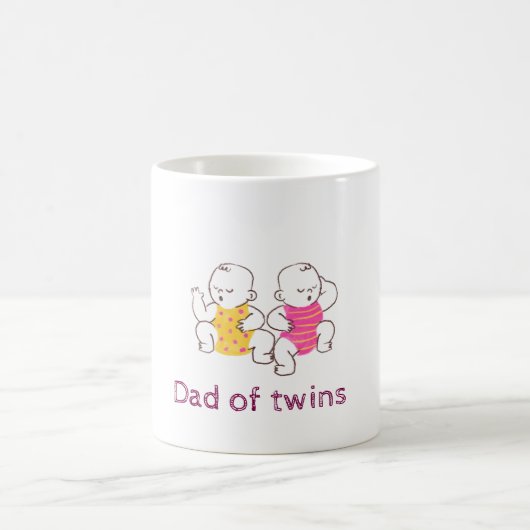 Mug Papa des jumeaux (Centre)