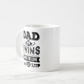 Mug Papa des jumeaux Deux fois l'amour Demi-sommeil (Devant gauche)